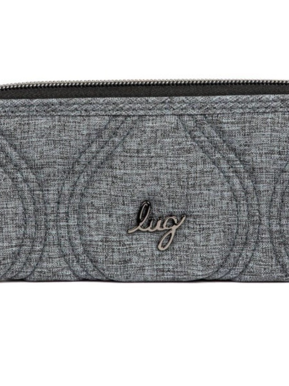 lug Gray Quilted Zip-Around Wallet - Picture 2 of 8